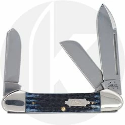 Case Knives Case Gunboat 08518 - Mediterranean Blue Bone - 6394SS - Discontinued - BNIB - LTD 100