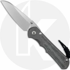 Chris Reeve Knives Chris Reeve Large Inkosi Knife S45VN Insingo W/Black Micarta Inlays, Sandblasted Handle
