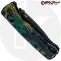 Benchmade Knives MODIFIED Benchmade Mini Bugout 533BK Knife + Custom AWT Anodized Scales 7 Benchmade Knives MODIFIED Benchmade Mini Bugout 533BK Knife + Custom AWT Anodized Scales -knifecenter shop KP 533BK1 12 CLOSED BACK 1