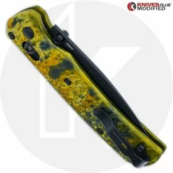 Benchmade Knives MODIFIED Benchmade Bugout 535BK Knife + AWT Archon Custom Anodized Scales -knifecenter shop KP 535 AWT CUSTOM1 CLOSED BACK