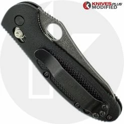 Benchmade Knives MODIFIED Benchmade Mini Griptilian Knife 555 - S30V - Acid Stonewash - Sheepsfoot 10 Benchmade Knives MODIFIED Benchmade Mini Griptilian Knife 555 - S30V - Acid Stonewash - Sheepsfoot -knifecenter shop KP 555HG NEW CLOSED BACK LOGO