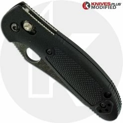 Benchmade Knives MODIFIED Benchmade Mini Griptilian Knife 555 - S30V - Acid Stonewash - Sheepsfoot 9 Benchmade Knives MODIFIED Benchmade Mini Griptilian Knife 555 - S30V - Acid Stonewash - Sheepsfoot -knifecenter shop KP 555HG NEW CLOSED FRONT LOGO
