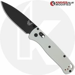 Benchmade Knives MODIFIED Benchmade Bugout 535BK Knife + KP White Bone G10 Scales