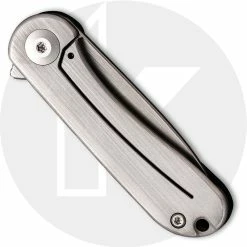 CIVIVI Knives CIVIVI Mini Elementum C18062Q-1 - Gray 14C28N - Black Hand Rub Brass And Gray Steel - Frame Lock - Flipper Folder - Key Ring 7 CIVIVI Knives CIVIVI Mini Elementum C18062Q-1 - Gray 14C28N - Black Hand Rub Brass And Gray Steel - Frame Lock - Flipper Folder - Key Ring -knifecenter shop WE C18062Q 1 Mini Elementum CLOSED CASE