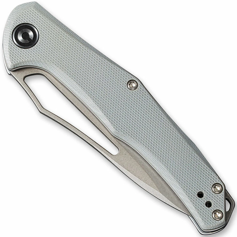 CIVIVI Knives CIVIVI Fracture Knife C2009B - Gray Stonewash Drop Point - Gray G10 - Slip Joint Folder - Image 2