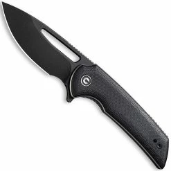 CIVIVI Knives CIVIVI Odium Knife C2010E - Black Stonewash D2 Drop Point - Black G10 - Liner Lock Flipper Folder