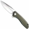 CIVIVI Knives CIVIVI Baklash Knife C801A - Satin Drop Point - Green G10 - Liner Lock Flipper Folder