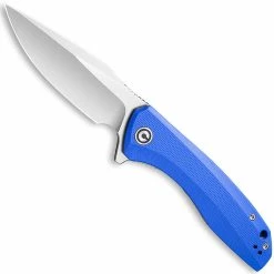 CIVIVI Knives CIVIVI Baklash Knife C801F - Satin Drop Point - Blue G10 - Liner Lock Flipper Folder