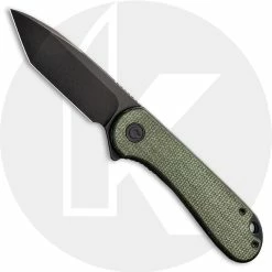 CIVIVI Knives CIVIVI Elementum C907T-E - Black Stonewash D2 Tanto - Green Micarta - Liner Lock - Flipper Folder
