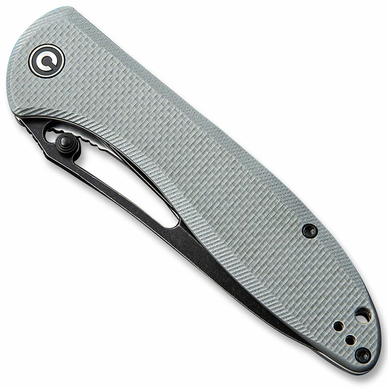 CIVIVI Knives CIVIVI Picaro C916C - Black Stonewash D2 Drop Point - Gray G10 - Liner Lock Folder - Image 2