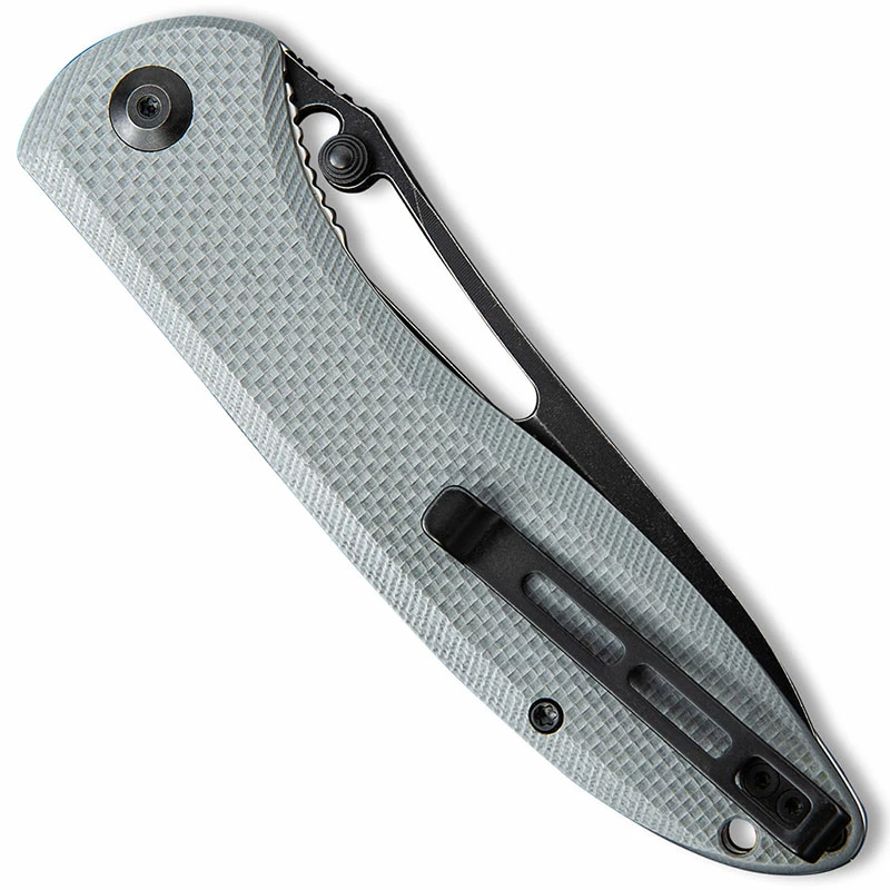 CIVIVI Knives CIVIVI Picaro C916C - Black Stonewash D2 Drop Point - Gray G10 - Liner Lock Folder - Image 3