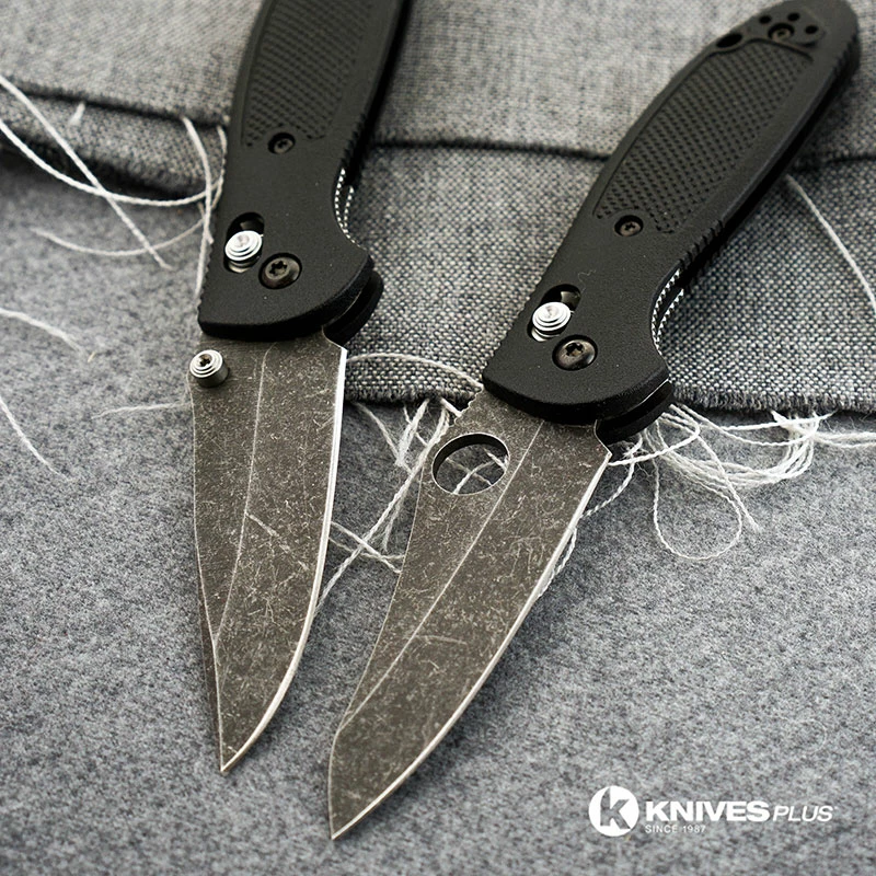 Benchmade Knives MODIFIED Benchmade Mini Griptilian Knife 555 - S30V - Acid Stonewash - Sheepsfoot 7 Benchmade Knives MODIFIED Benchmade Mini Griptilian Knife 555 - S30V - Acid Stonewash - Sheepsfoot - Image 5